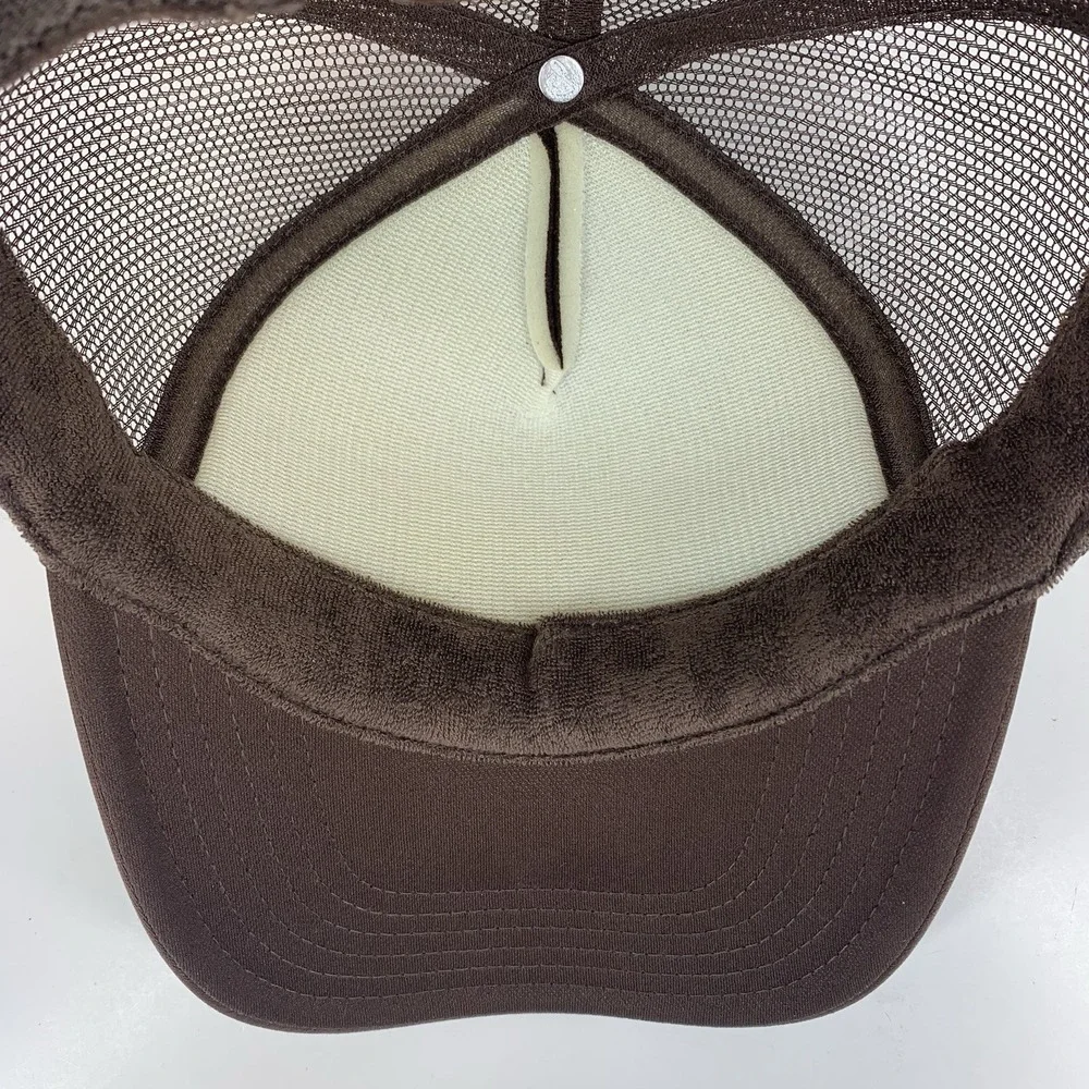 100% That Witch Trucker Hat Brown Pink Adjustable Snapback Mesh Otto Ball Cap
